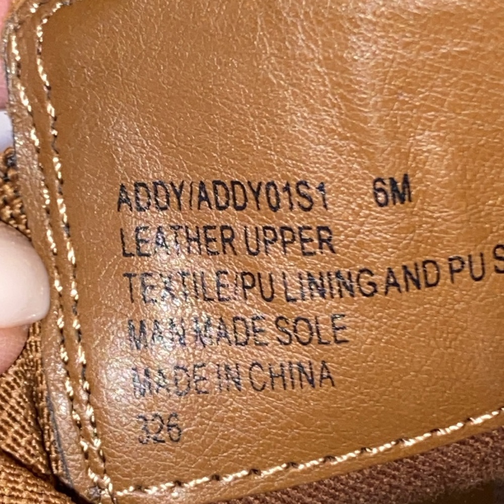 STEVE MADDEN, Style: ADDY, Leather Ankle Boots, Size: 6M, Color: Cognac - Picture 9 of 13